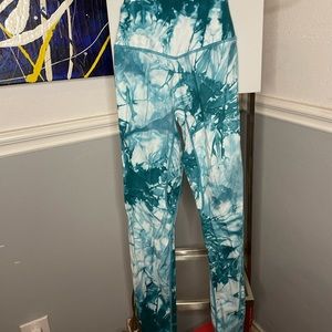 Tie dye blue OG leggings XS